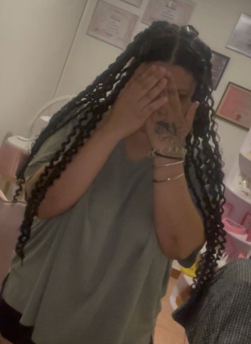 Tresses / Vanille bouclés 