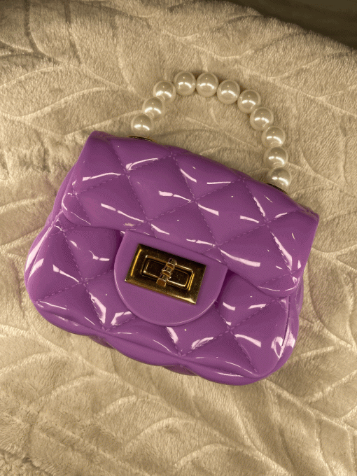 Sac fillette perlé